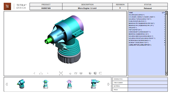 Ersatzteilliste Micro Engine